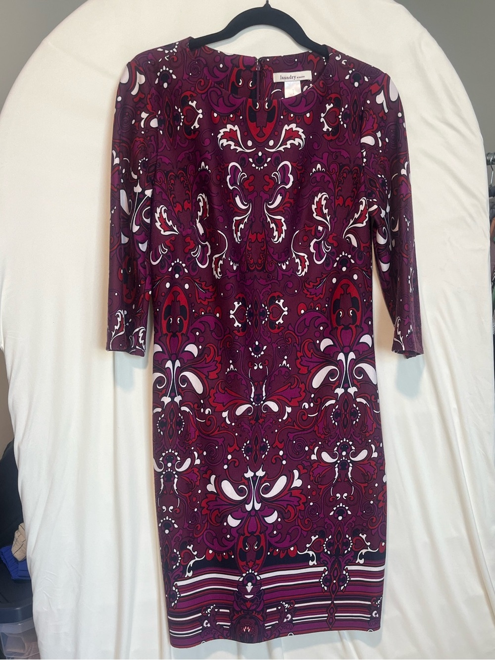 Laundry By Design Boysenberry Multi Shift Paisley Print